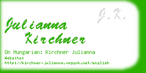 julianna kirchner business card